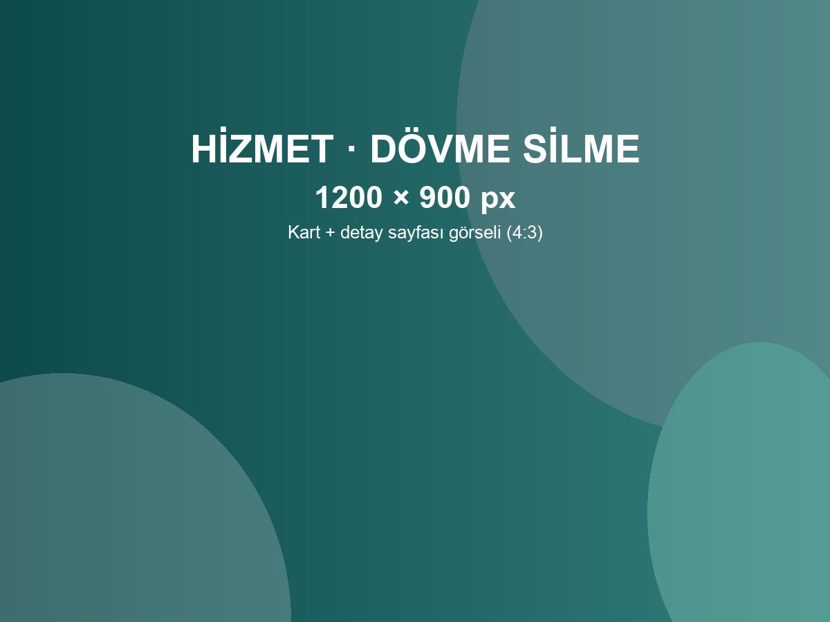 Dövme silme