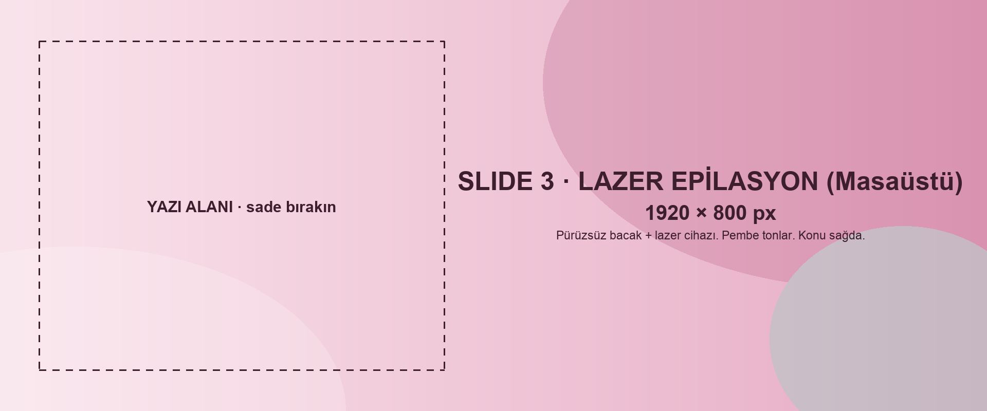 Lazer epilasyon uygulaması
